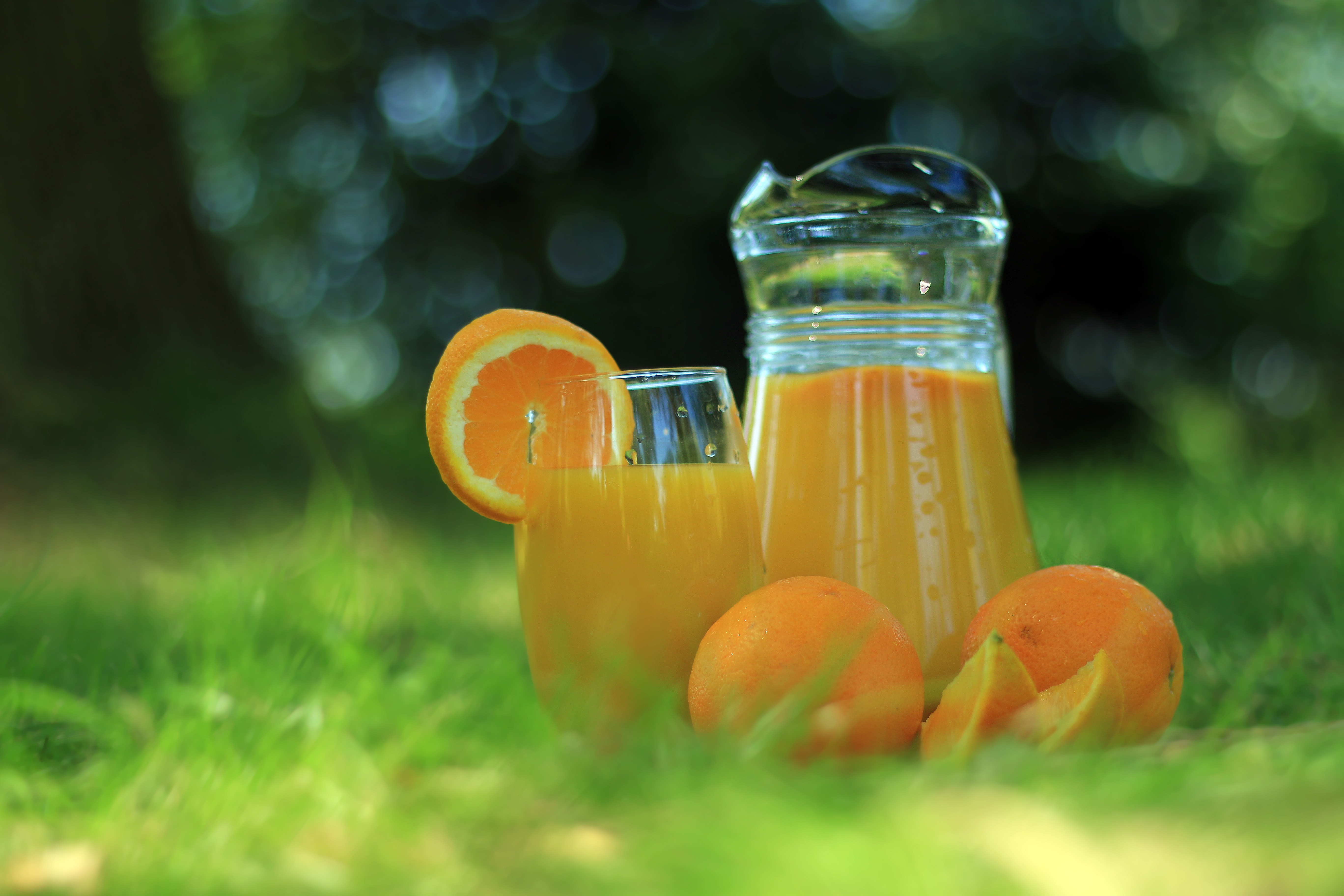 orange juice mocktail